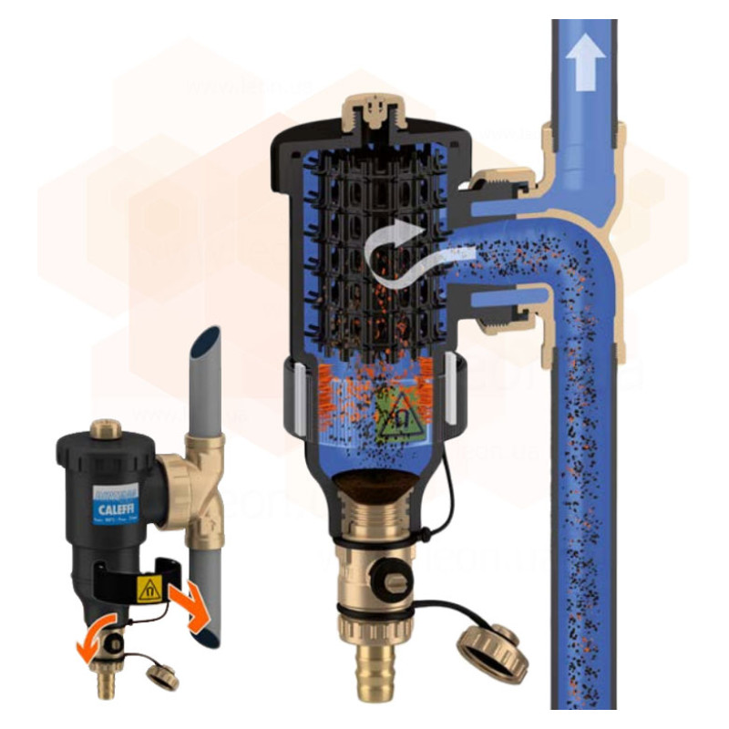 Дешламатор DIRTMAG® Ø3/4″ універсальний з магнітом