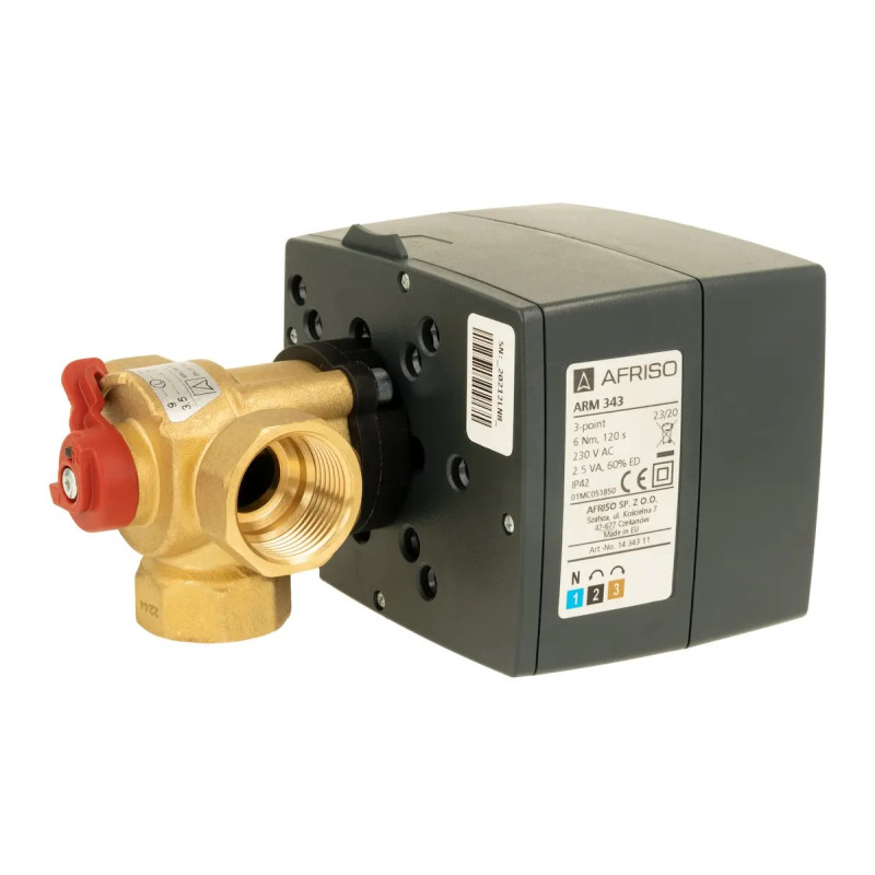 1338252 Комплект 3-ход. клапан ARV382 Vario ProClick DN20 Rp3/4" Kvs 3,5-9 + Привід ARM 323 ProClick